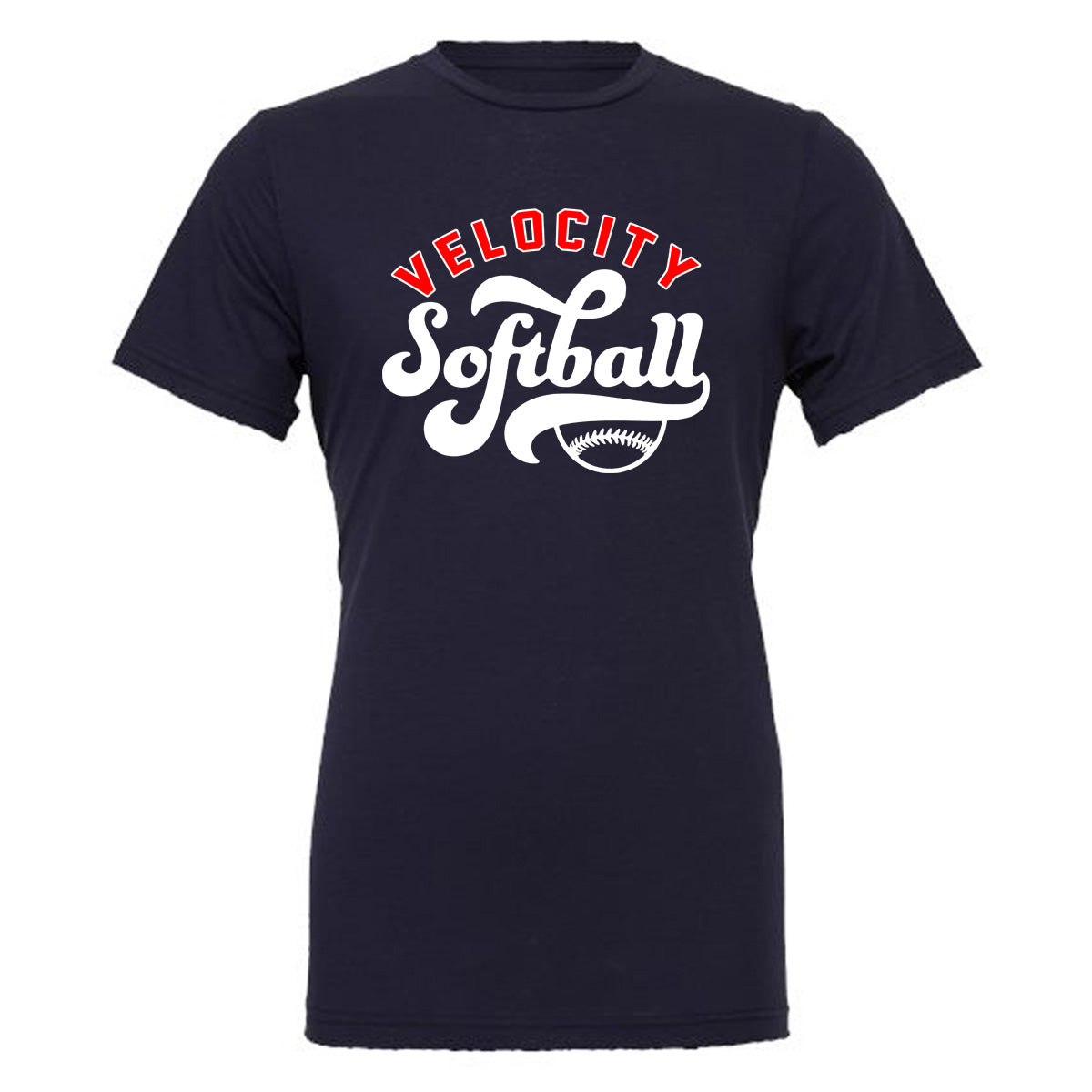 Velo FP - Velocity Softball Bubble Script - Navy (Tee/Drifit/Hoodie/Sweatshirt) - Southern Grace Creations