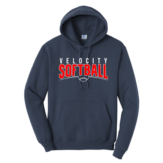 Velo FP - Velocity Softball Curved - Navy (Tee/DriFit/Hoodie/Sweatshirt) - Southern Grace Creations