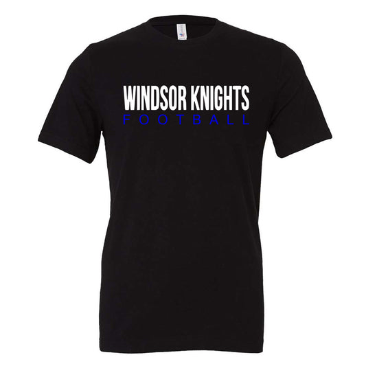 WINDSOR - WINDSOR KNIGHTS FOOTBALL - Black (Tee/DriFit/Hoodie/Sweatshirt) - Southern Grace Creations