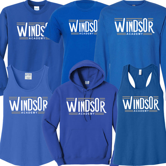 WINDSOR - WINDSOR HIGH LOW ACADEMY - True Royal (Tee/DriFit/Hoodie/Sweatshirt)