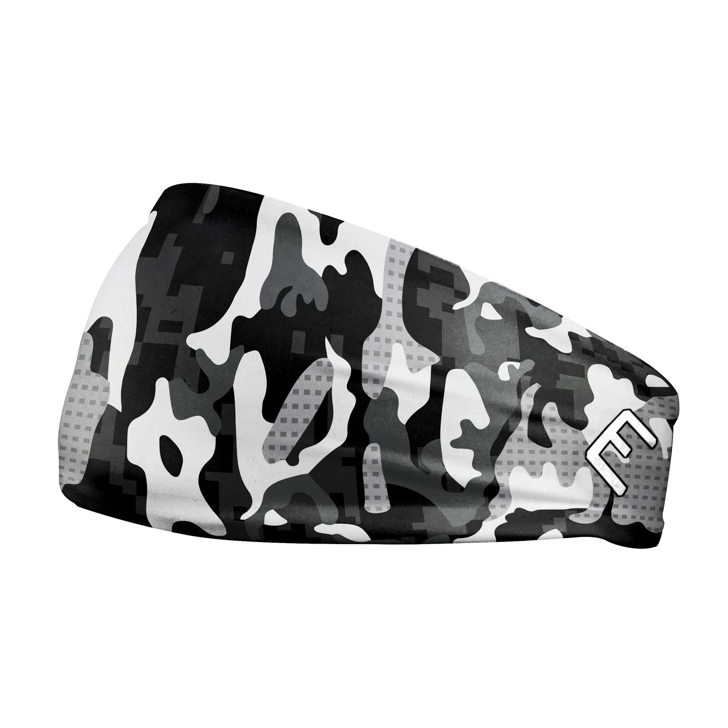 White Dual Camo Headband - Southern Grace Creations