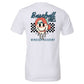 Windsor - Baseball Vibes Retro Smiley Face Checkered Board - White (Tee/Hoodie/Sweatshirt) - Southern Grace Creations