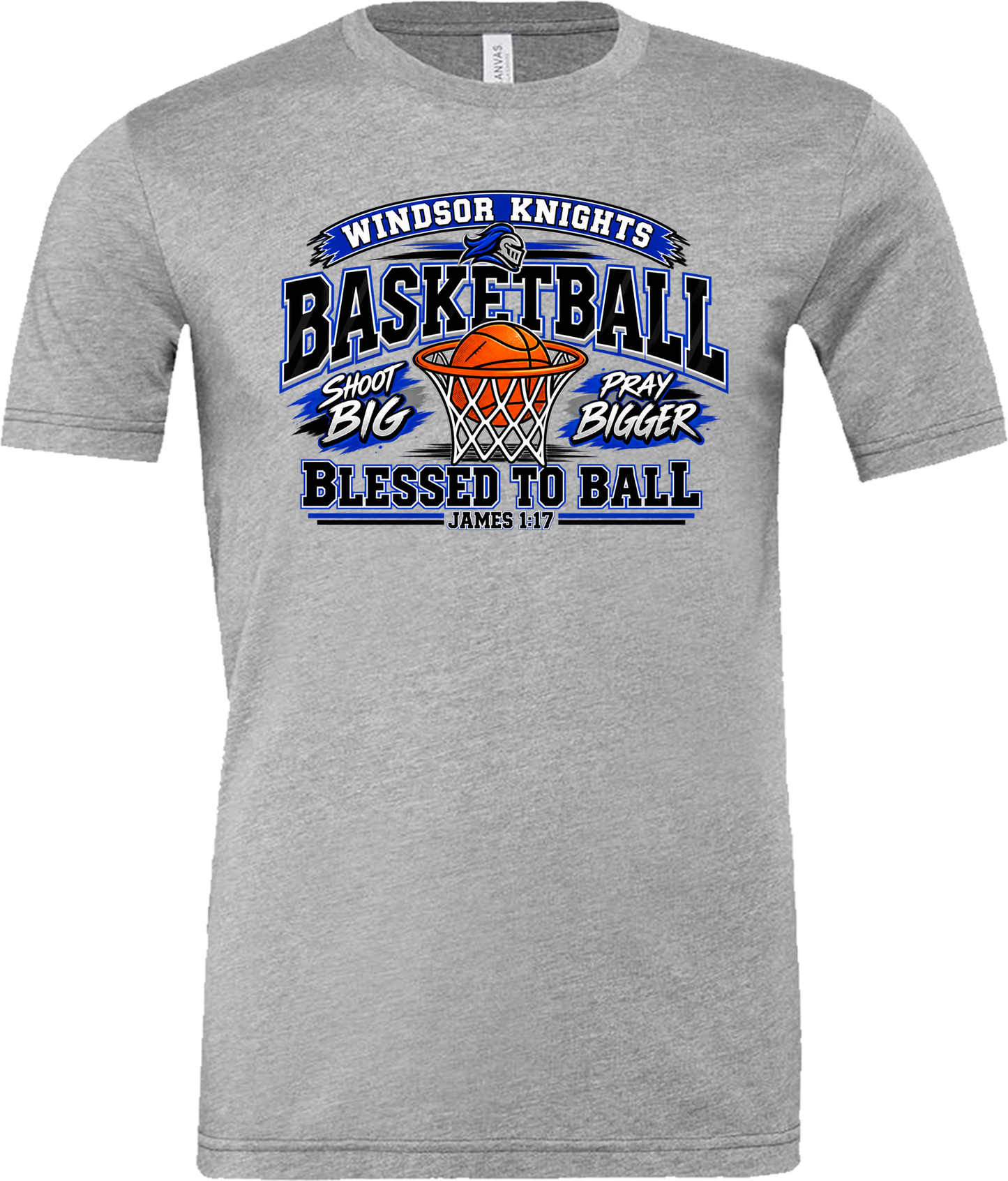 Windsor - Basketball Blessed to Ball - Sport Grey (Tee/Drifit/Sweatshirt/Hoodie)