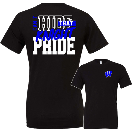 Windsor - Can't Hide That Knight Pride Block Letters - Black (Tee/DriFit/Hoodie/Sweatshirt)