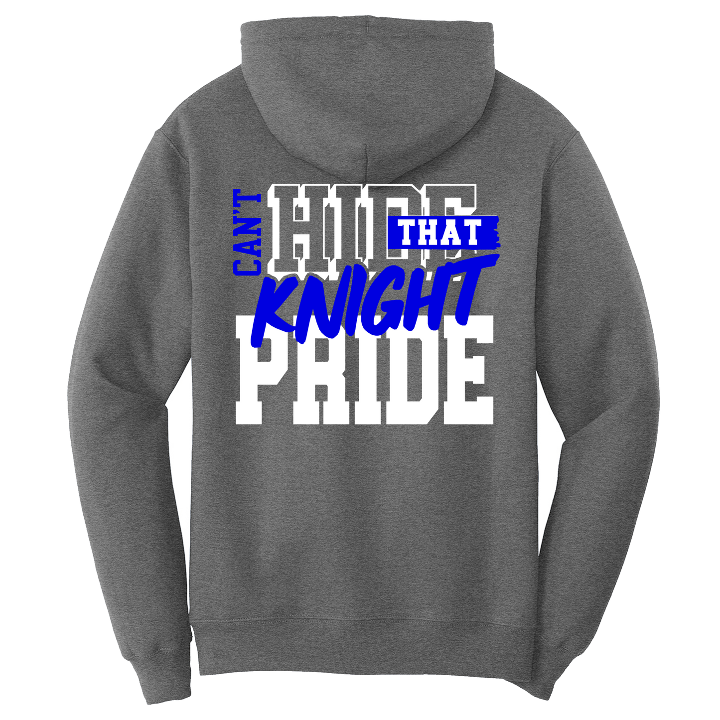 Windsor - Can't Hide That Knight Pride Block Letters - Graphite Heather (Tee/DriFit/Hoodie/Sweatshirt)