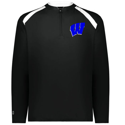 Windsor - Clubhouse Longsleeves Cage Jacket with W - Black - Southern Grace Creations