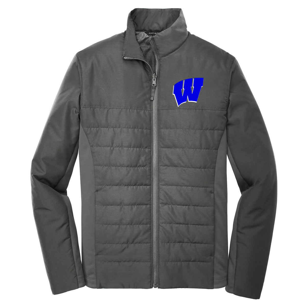 Windsor - Collective Insulated Jacket with W - Graphite - Southern Grace Creations