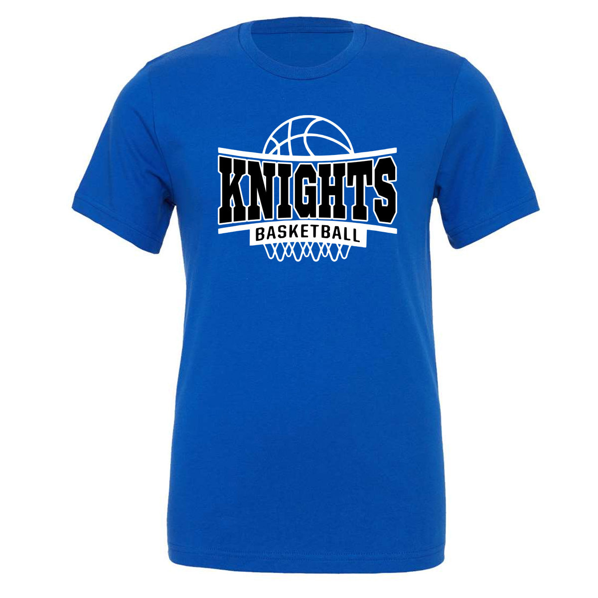 Windsor - Curved Knights Basketball - Royal (Tee/DriFit/Hoodie/Sweatshirt) - Southern Grace Creations