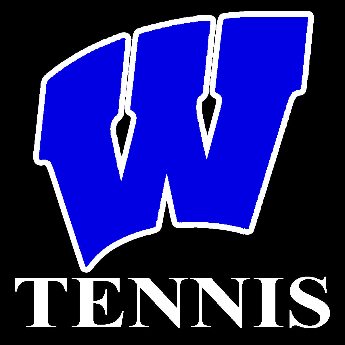 Windsor - Decal - W TENNIS Logo - Southern Grace Creations