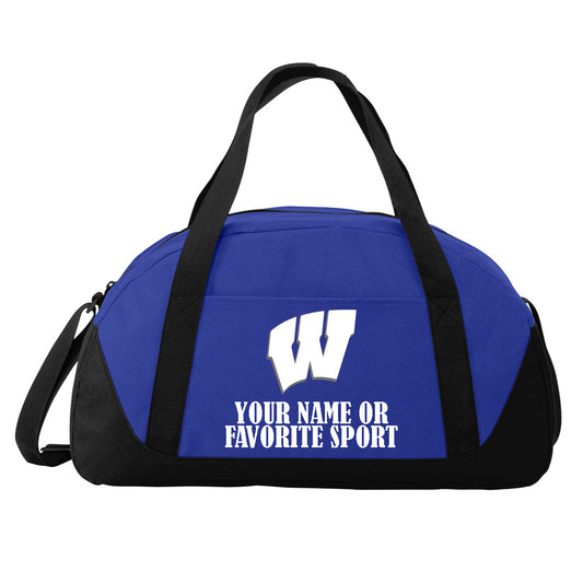Windsor - Dome Duffel Bag with Your Name or Favorite Sport - Royal (BG818) - Southern Grace Creations