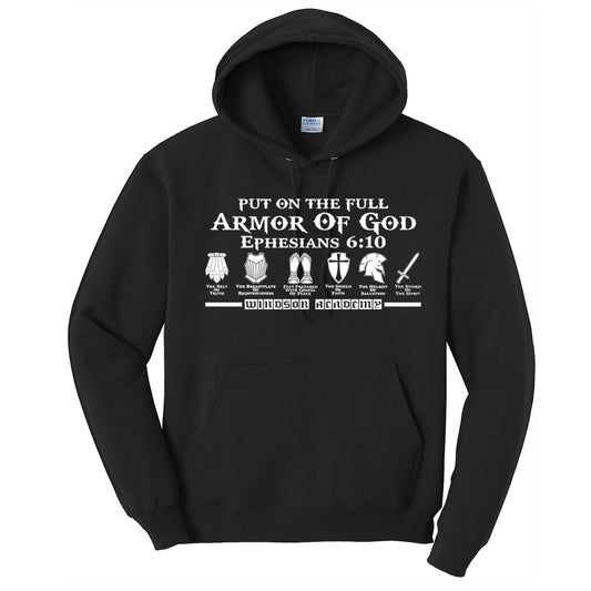 Windsor - Full Armor of God - Black (Tee/Hoodie/Sweatshirt)