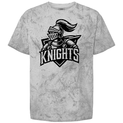 Windsor - Knight Looking to Side Knights - Comfort Color Colorblast - Smoke (Tee/Sweatshirt)