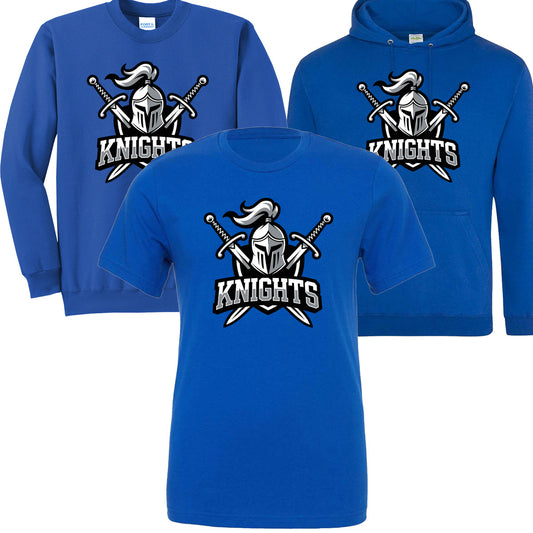 Windsor - Knight Swords Knights - Royal (Tee/DriFit/Hoodie/Sweatshirt)