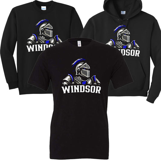 Windsor - Knight W Windsor - Black (Tee/DriFit/Hoodie/Sweatshirt)