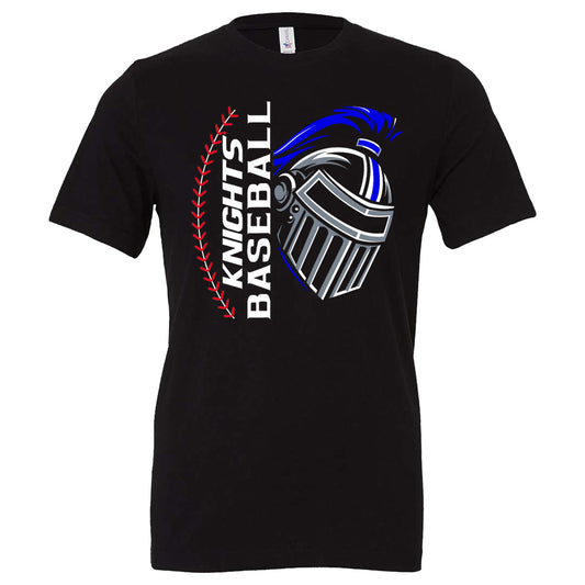 Windsor - Knights Baseball Sideways Stitching Knights - Black (Tee/DriFit/Hoodie/Sweatshirt)