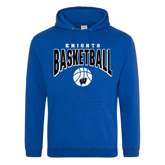 Windsor - Knights Basketball Arched - True Royal (Tee/DriFit/Hoodie/Sweatshirt)