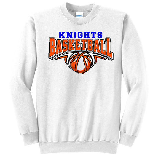 Windsor - Knights Basketball Arched Basketball - White (Tee/Drifit/Sweatshirt/Hoodie)