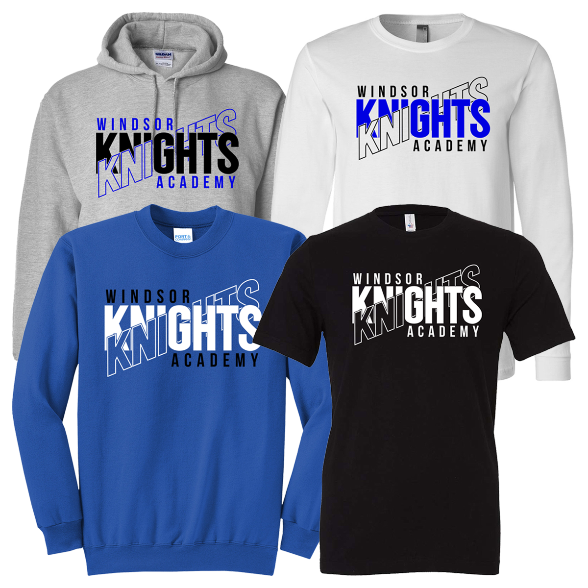 Windsor - Knights Criss Crossed (Tee/DriFit/Hoodie/Sweatshirt)