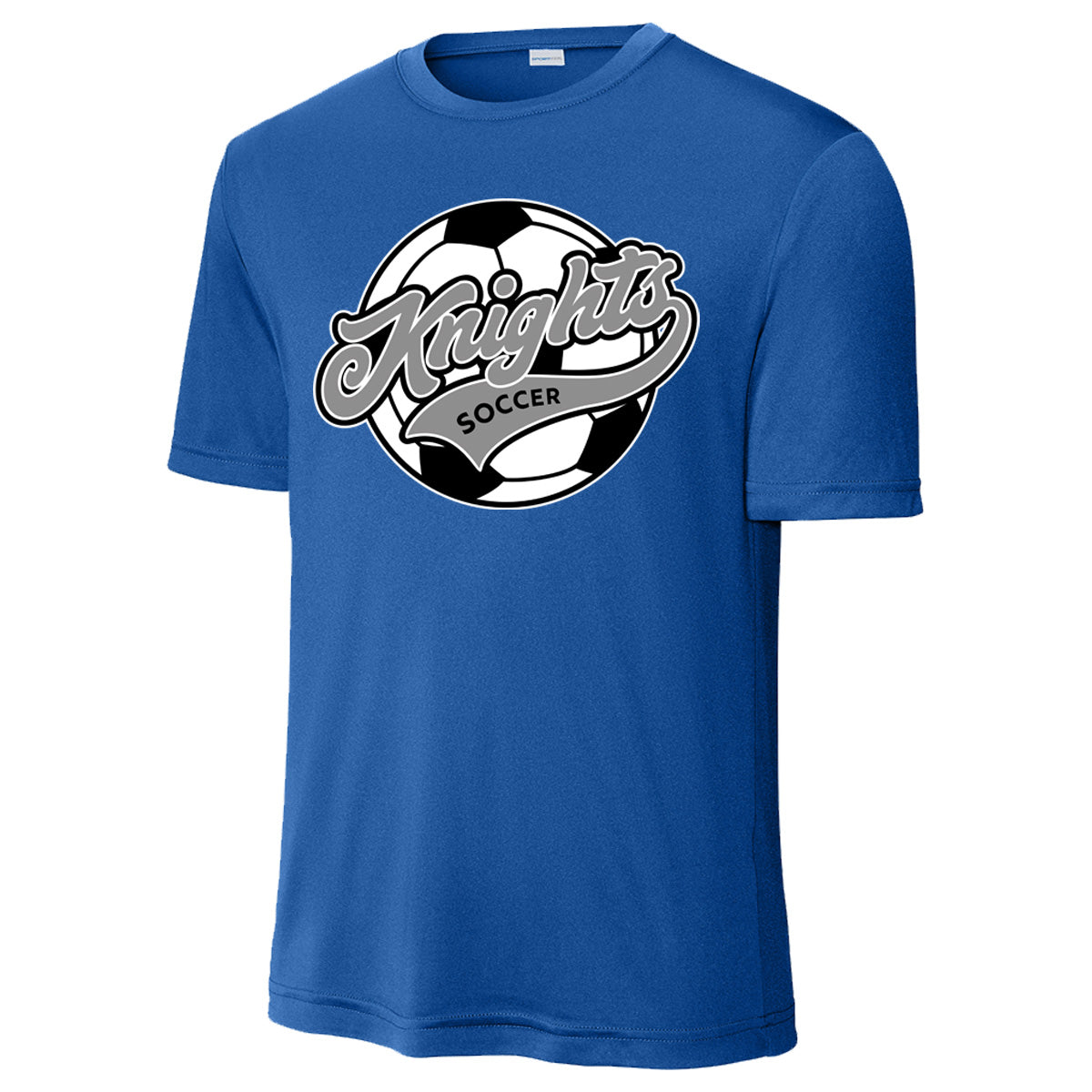 Windsor - Knights Soccer Script - True Royal (Tee/DriFit/Hoodie/Sweatshirt)