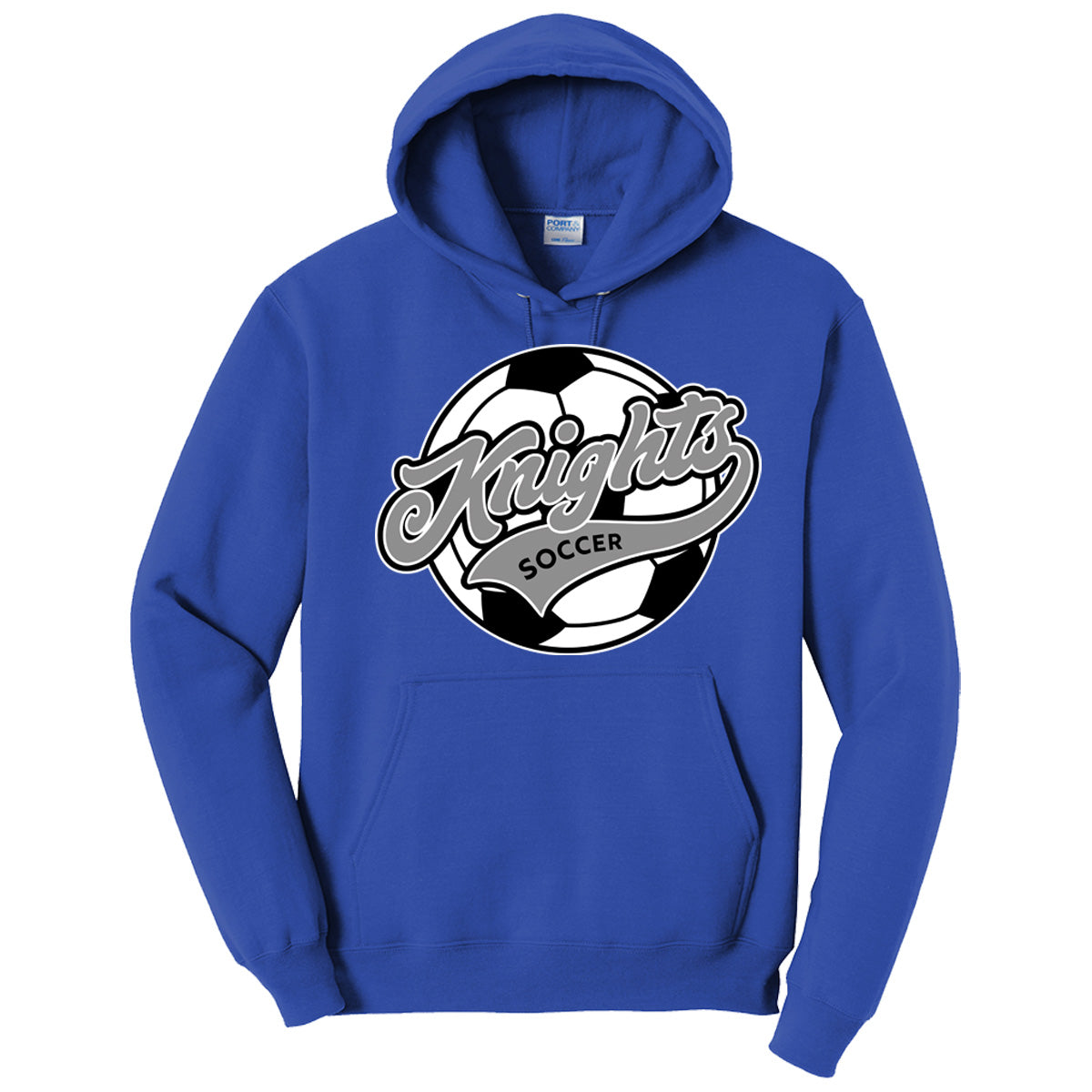 Windsor - Knights Soccer Script - True Royal (Tee/DriFit/Hoodie/Sweatshirt)
