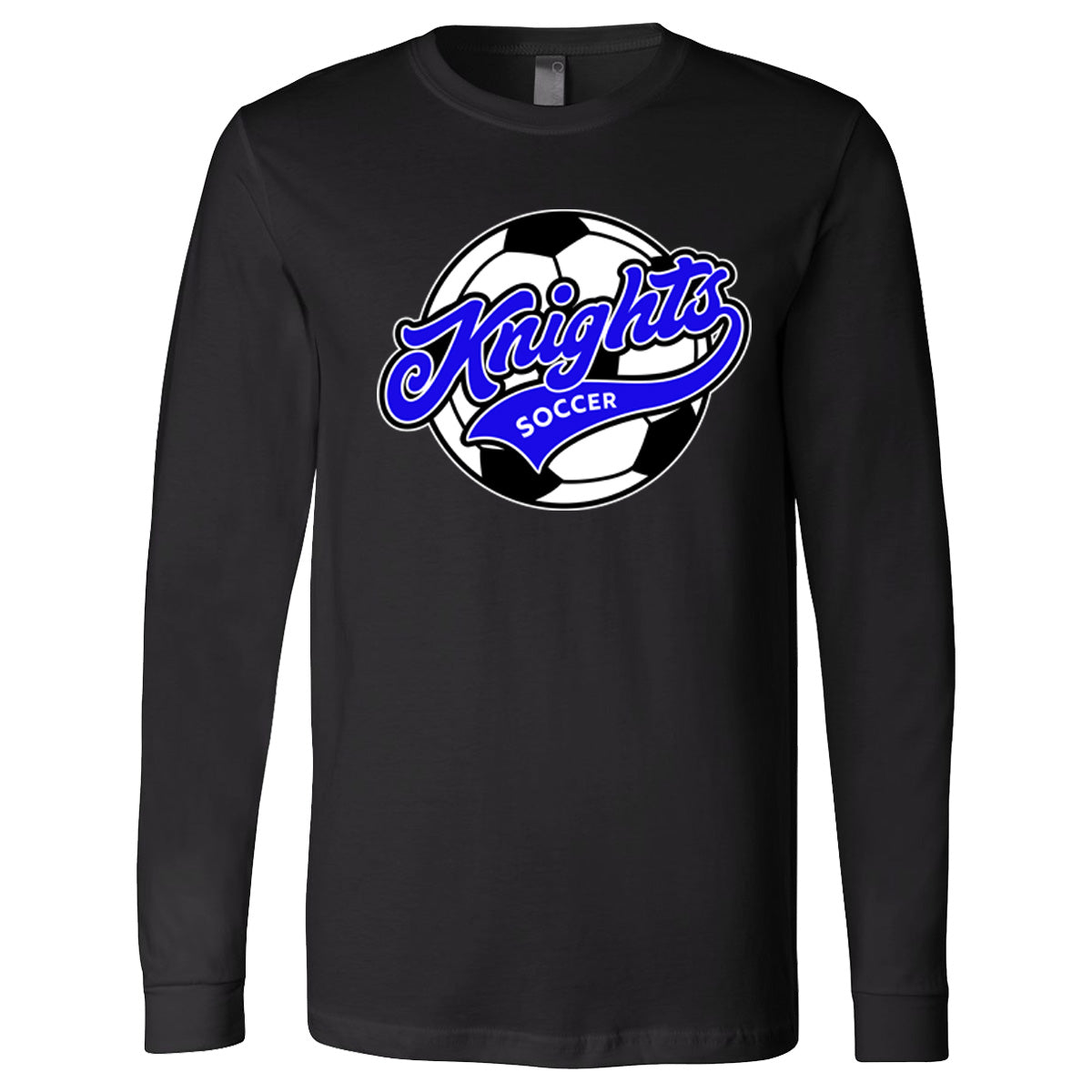 Windsor - Knights Soccer Script - Black (Tee/DriFit/Hoodie/Sweatshirt)a