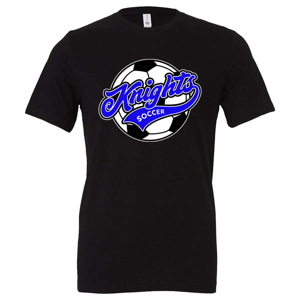 Windsor - Knights Soccer Script - Black (Tee/DriFit/Hoodie/Sweatshirt)a