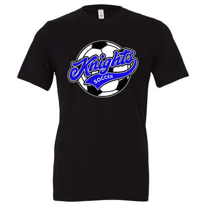Windsor - Knights Soccer Script - Black (Tee/DriFit/Hoodie/Sweatshirt)a