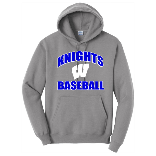 Windsor - Knights W Baseball - Storm/Medium Grey (Tee/DriFit/Hoodie/Sweatshirt) - Southern Grace Creations