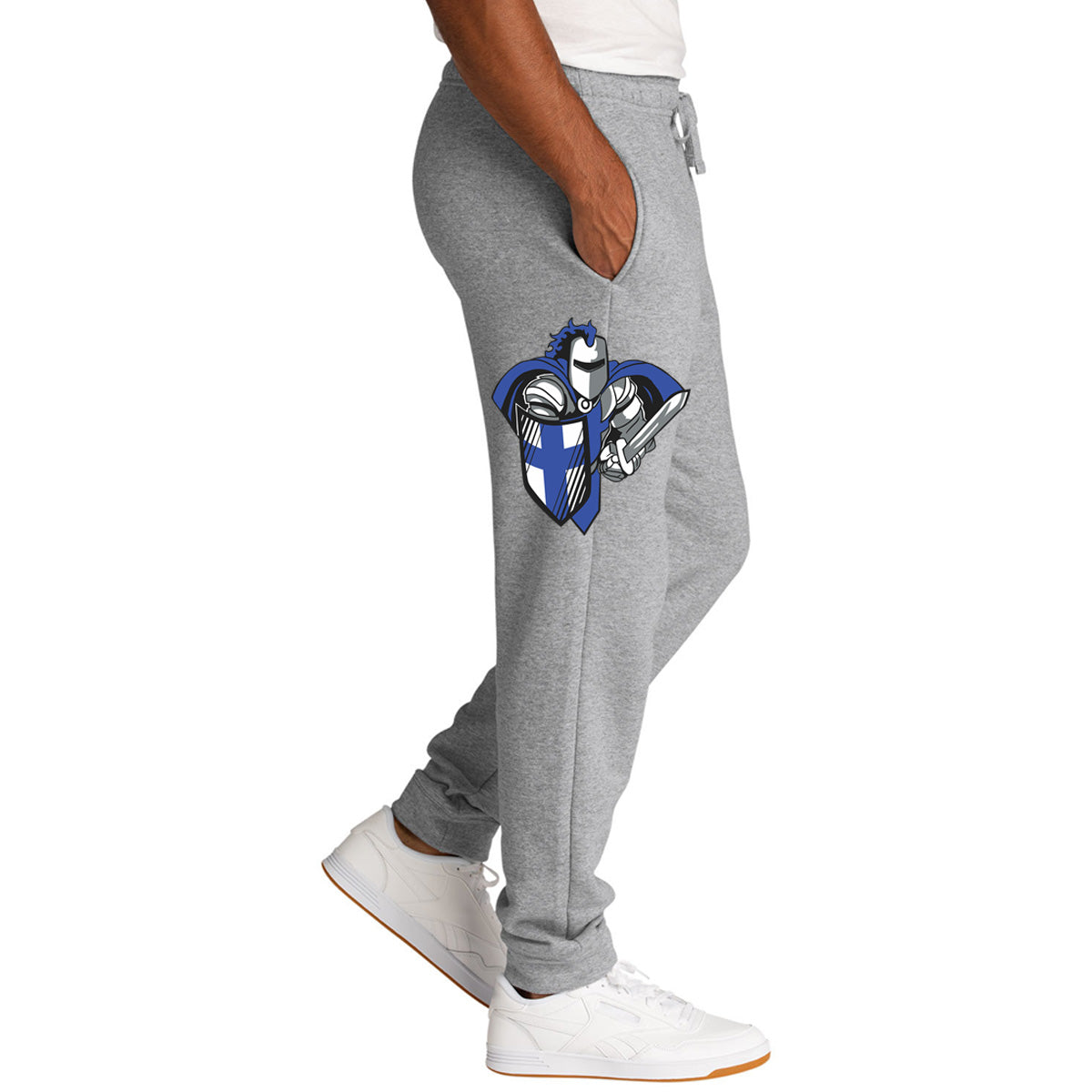 Windsor - Knight with Cross Shield - Athletic Heather Joggers (PC78J/PC78YJ)