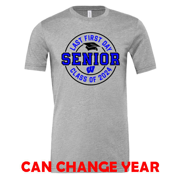 Windsor - Last First Day Senior Class of 2024 - Athletic Heather(Tee/Hoodie/Sweatshirt)