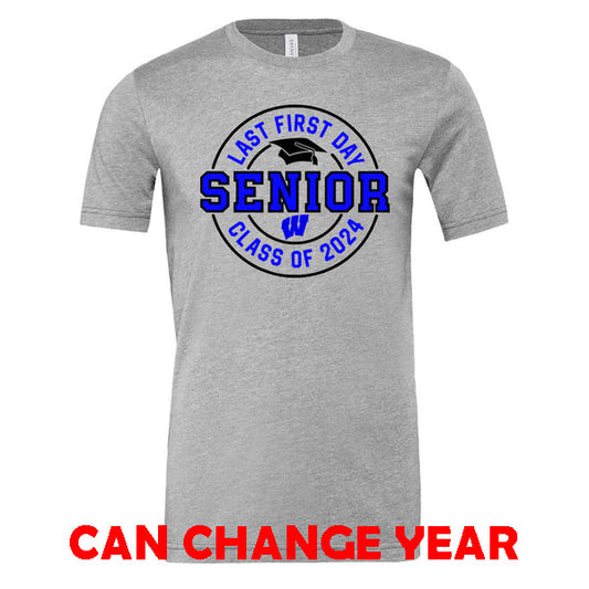 Windsor - Last First Day Senior Class of 2024 - Athletic Heather(Tee/Hoodie/Sweatshirt)
