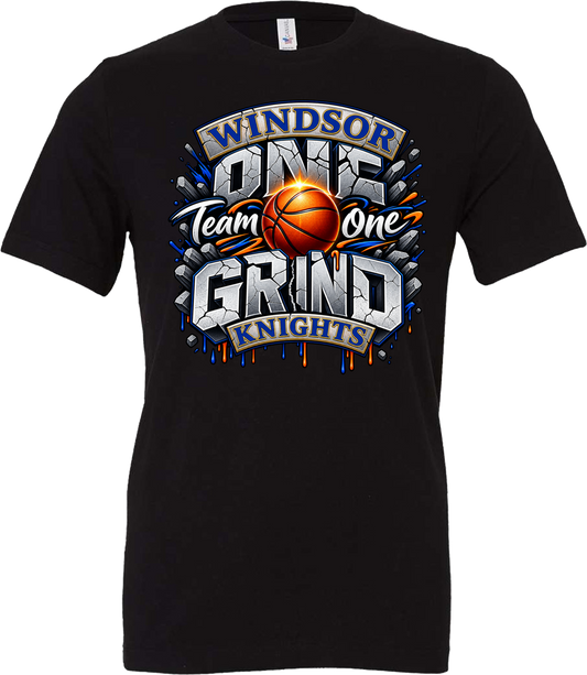 Windsor - One Team One Grind Stone Letters - Black (Tee/Drifit/Sweatshirt/Hoodie)
