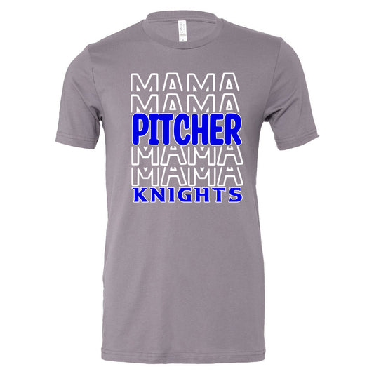 Windsor - Pitcher Mama Knights - Storm (Tee/DriFit/Hoodie/Sweatshirt) - Southern Grace Creations