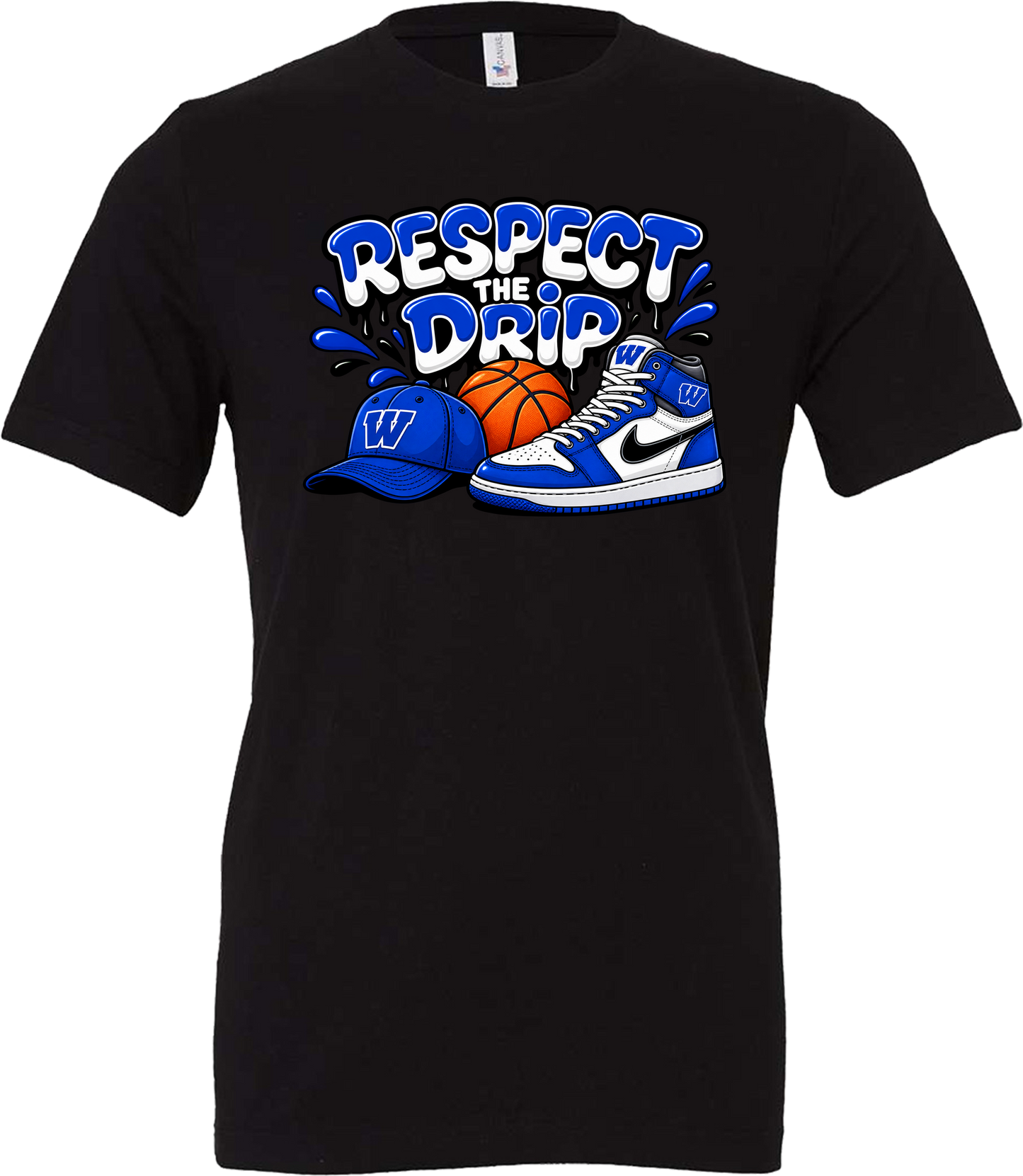 Windsor - Respect The Drip - Basketball - Black (Tee/Drifit/Sweatshirt/Hoodie)