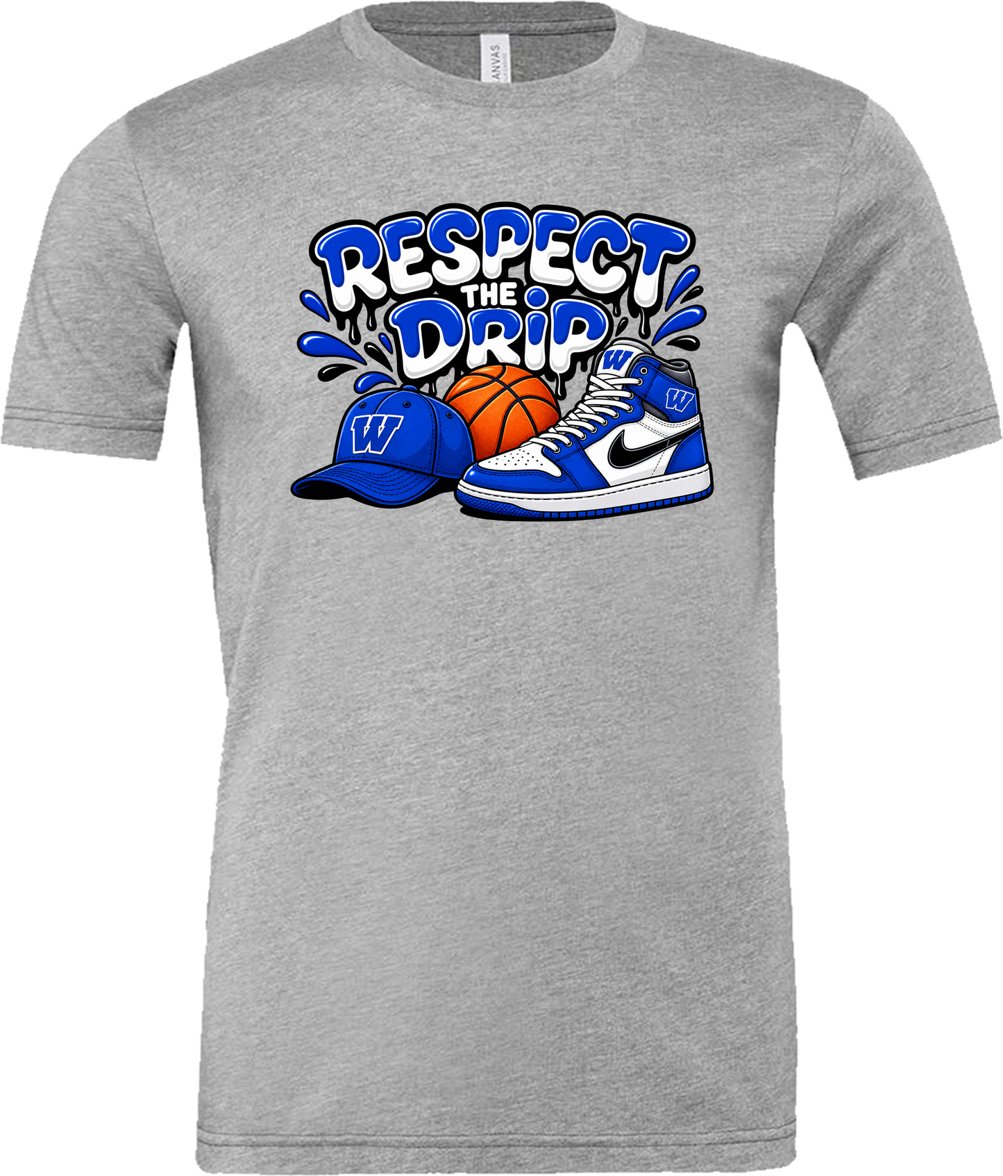 Windsor - Respect The Drip - Basketball - Sports Grey (Tee/Drifit/Sweatshirt/Hoodie)