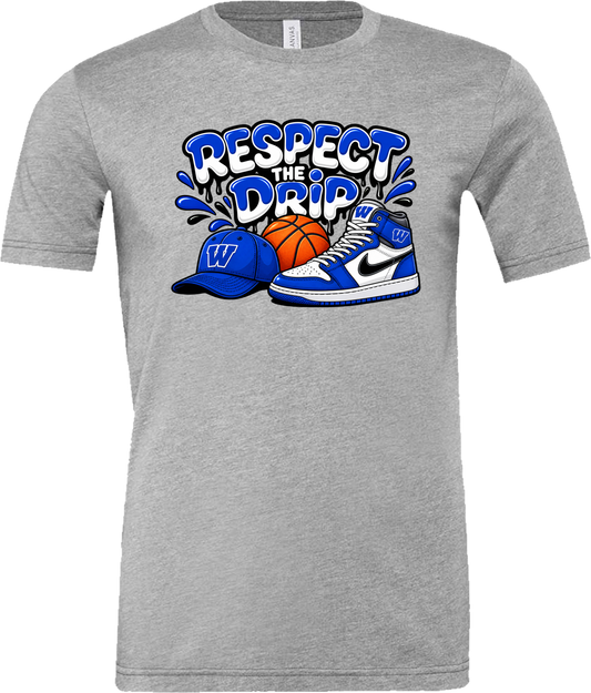 Windsor - Respect The Drip - Basketball - Sports Grey (Tee/Drifit/Sweatshirt/Hoodie)