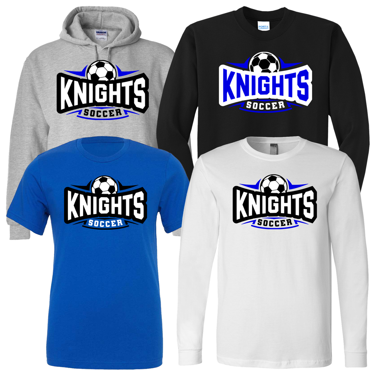 Windsor - Soccer Ball Knights Soccer (Tee/DriFit/Hoodie/Sweatshirt)