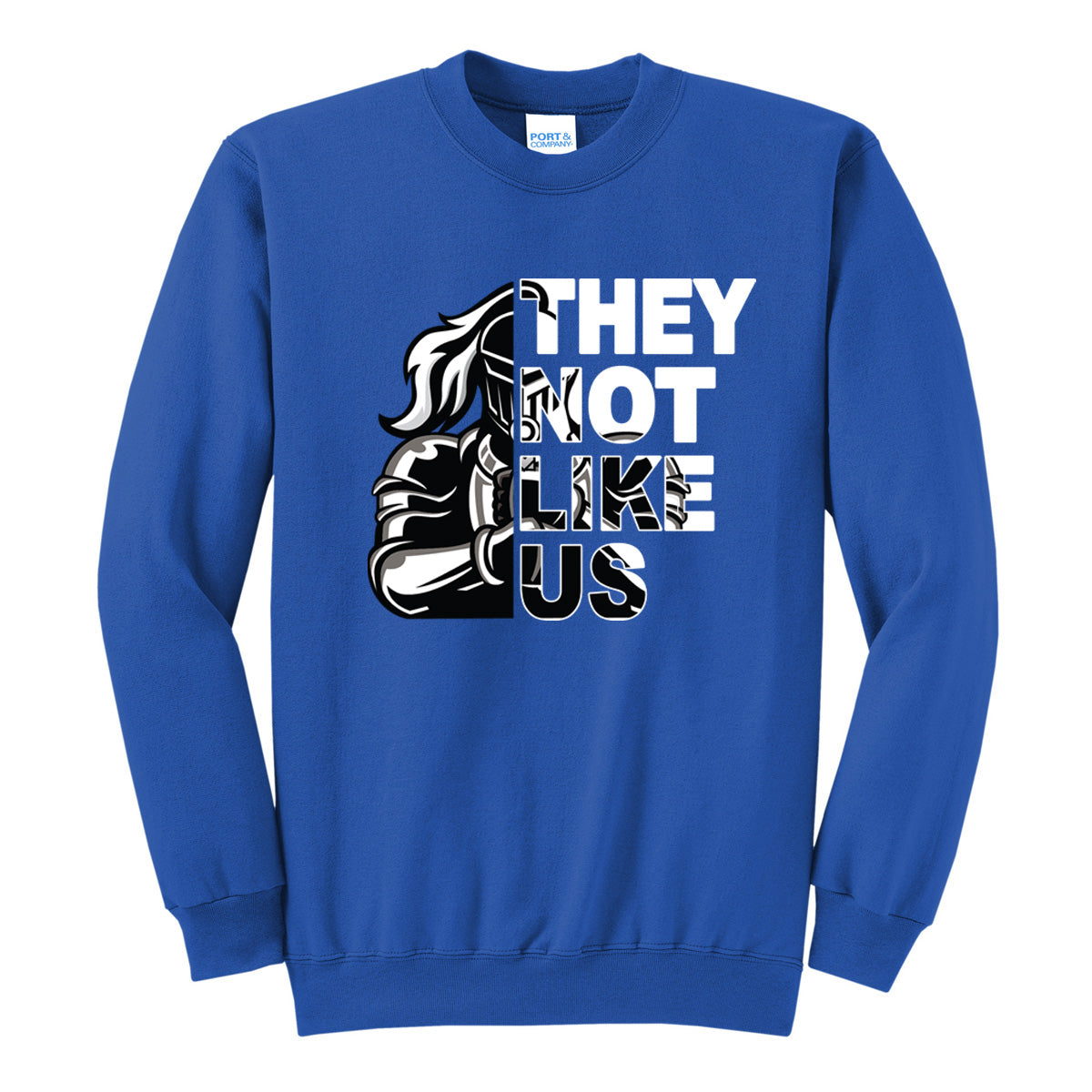 Windsor - They Not Like Us - Knight Facing Forward - Royal (Tee/DriFit/Hoodie/Sweatshirt)