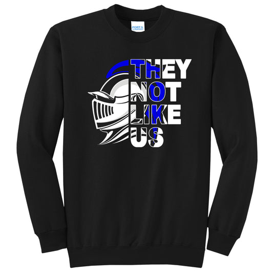 Windsor - They Not Like Us - Knight Sideways - Black (Tee/DriFit/Hoodie/Sweatshirt)