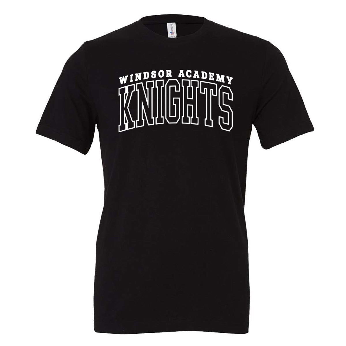 Windsor - Varsity Knights Arched - Black (Tee/DriFit/Hoodie/Sweatshirt)