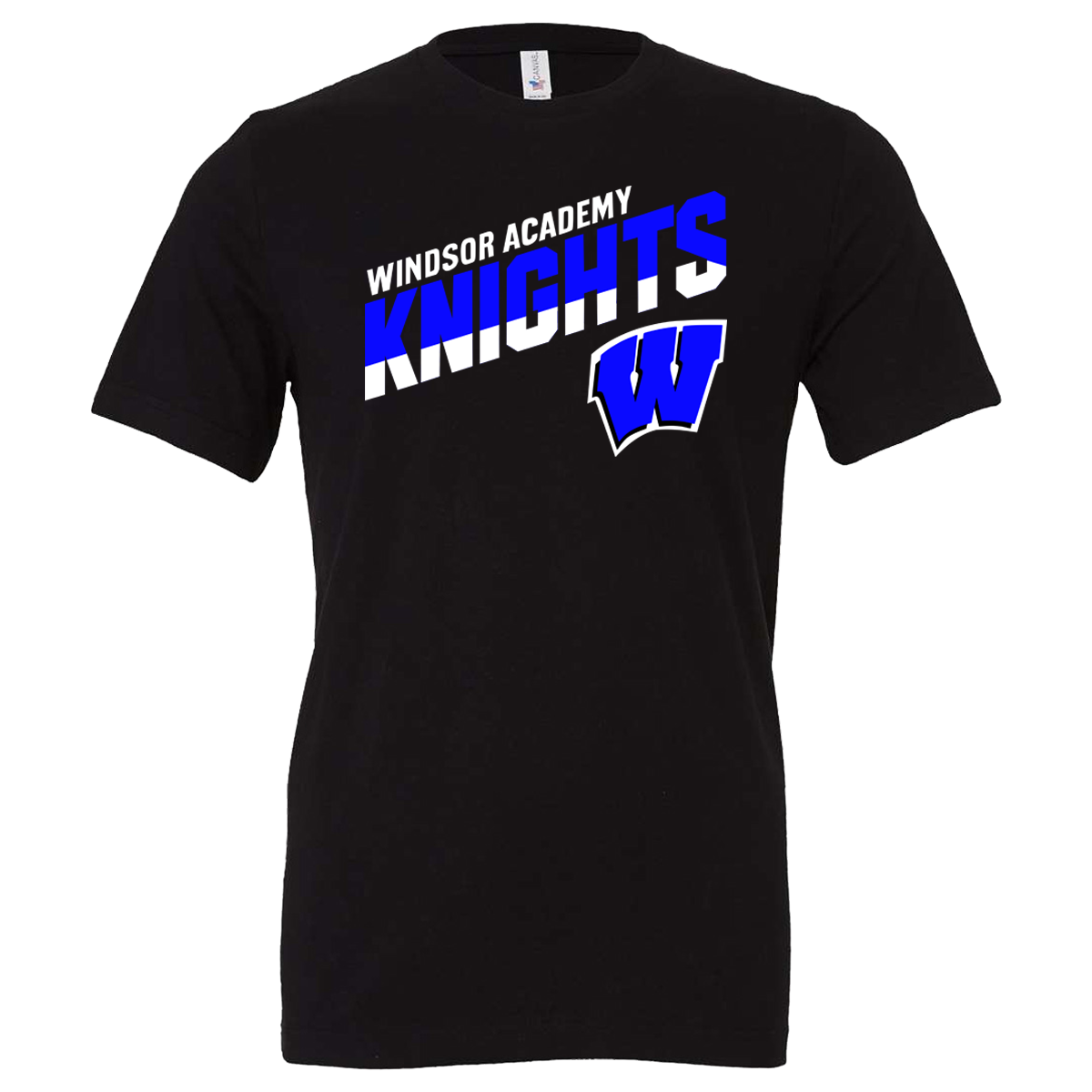 Windsor - WINDSOR ACADEMY KNIGHTS SLANTED W - Black (Tee/DriFit/Hoodie/Sweatshirt)