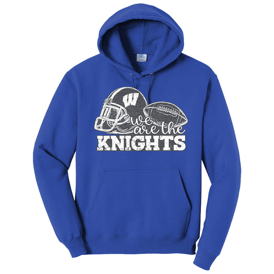 Windsor - We Are The Knights Football Sketch - Royal (Tee/Drifit/Sweatshirt/Hoodie)