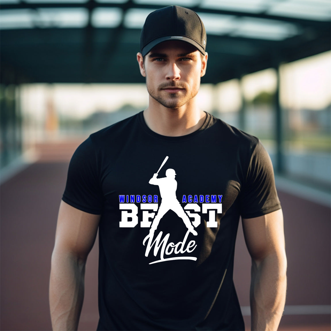 Windsor - Windsor Academy Baseball Beast Mode - Black (Tee/Hoodie/Sweatshirt) - Southern Grace Creations