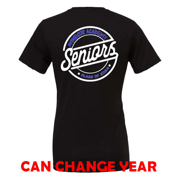 Windsor - Windsor Academy Seniors Class of 2024 - Black (Tee/Hoodie/Sweatshirt)