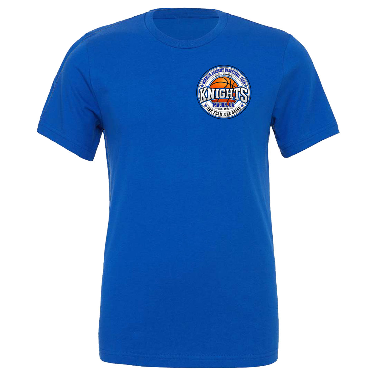 Windsor - Windsor Academy Basketball Team Solid Circle Orange Basketball - Royal (Tee/Drifit/Sweatshirt/Hoodie)