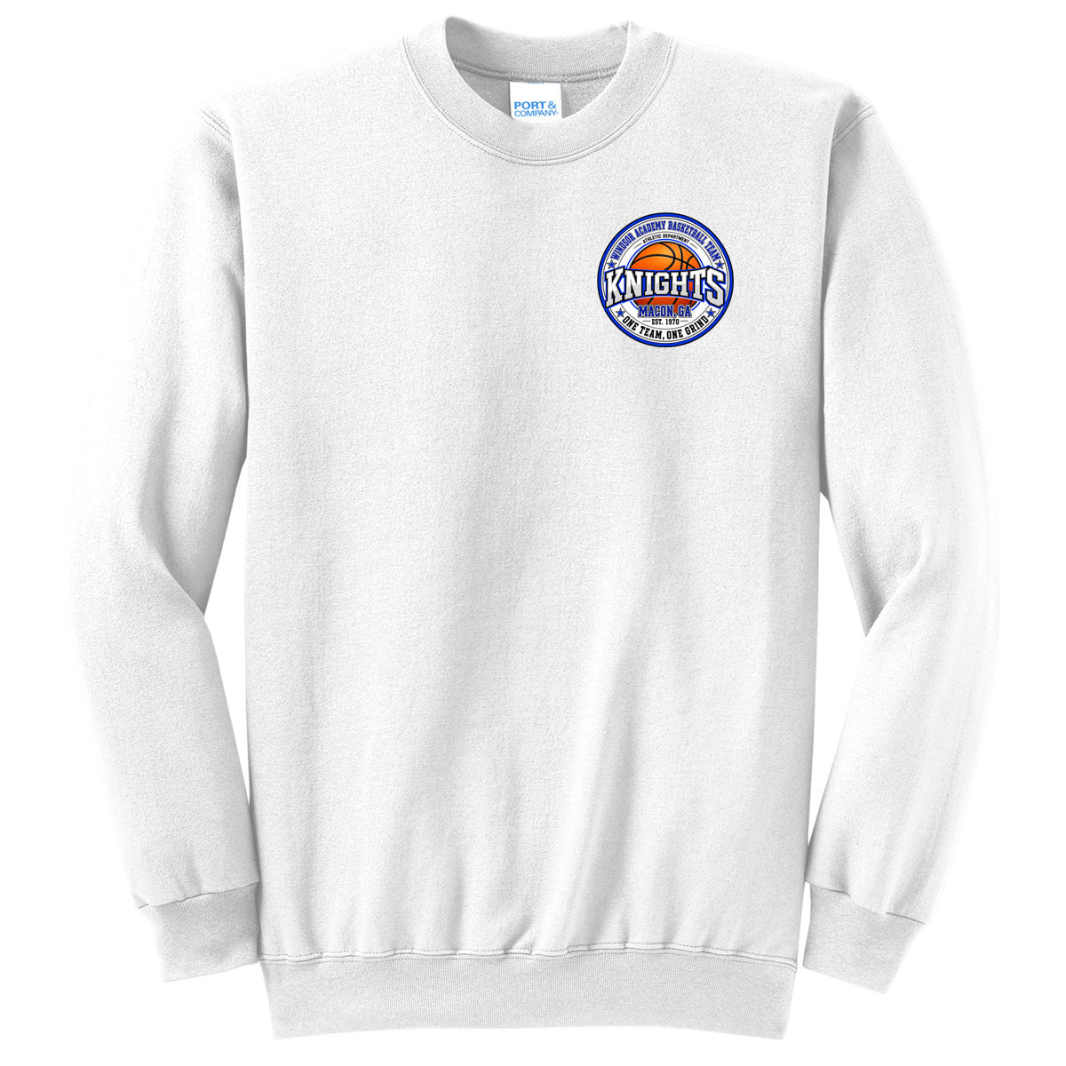 Windsor - Windsor Academy Basketball Team Solid Circle Orange Basketball - White (Tee/Drifit/Sweatshirt/Hoodie)