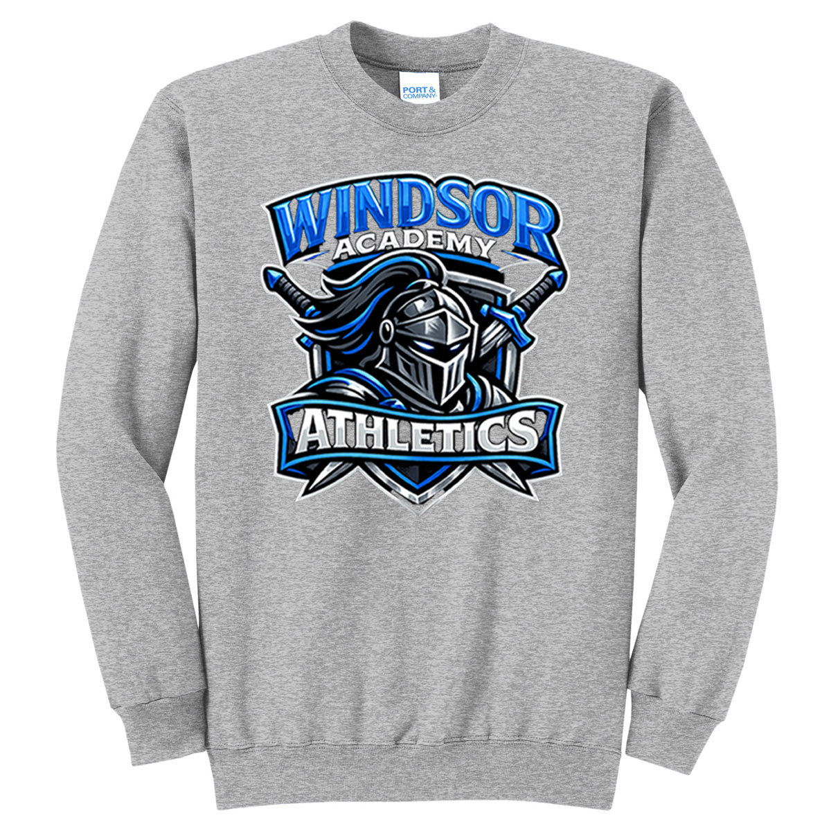 Windsor - Windsor Academy Knight Athletics - Athletic Heather (Tee/Drifit/Sweatshirt/Hoodie)
