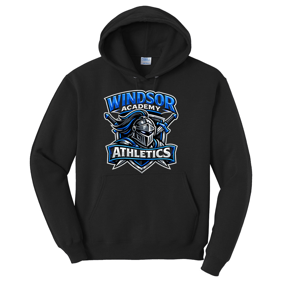 Windsor - Windsor Academy Knight Athletics - Black (Tee/Drifit/Sweatshirt/Hoodie)