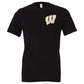 Windsor - Windsor Academy Knights Football Distressed Flag and Player - Black (Tee/Drifit/Sweatshirt/Hoodie)