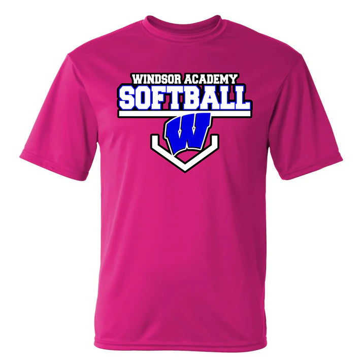 Windsor - Windsor Academy Softball G4 (REQUIRED PRACTICE JERSEY) - Hot Pink DriFit Short Sleeves